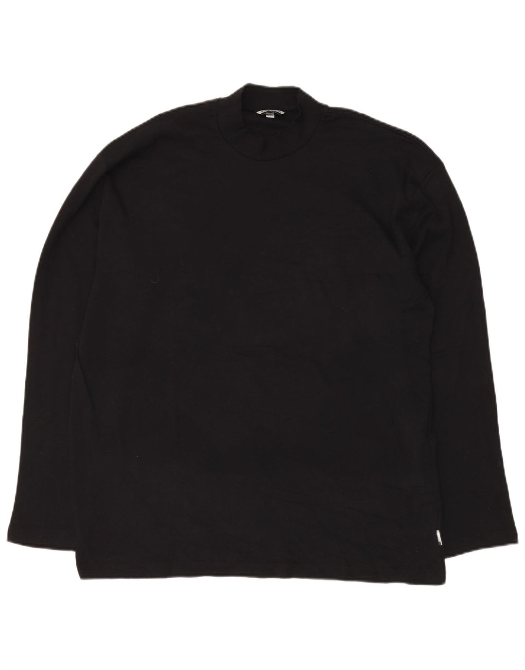 F.LLI CAMPAGNOLO Camiseta Hombre Manga Larga 2XL Algodón Negro