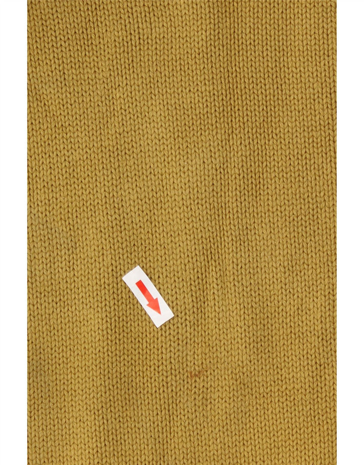 Zara - Jersey con cuello vuelto para mujer, talla 40, color amarillo