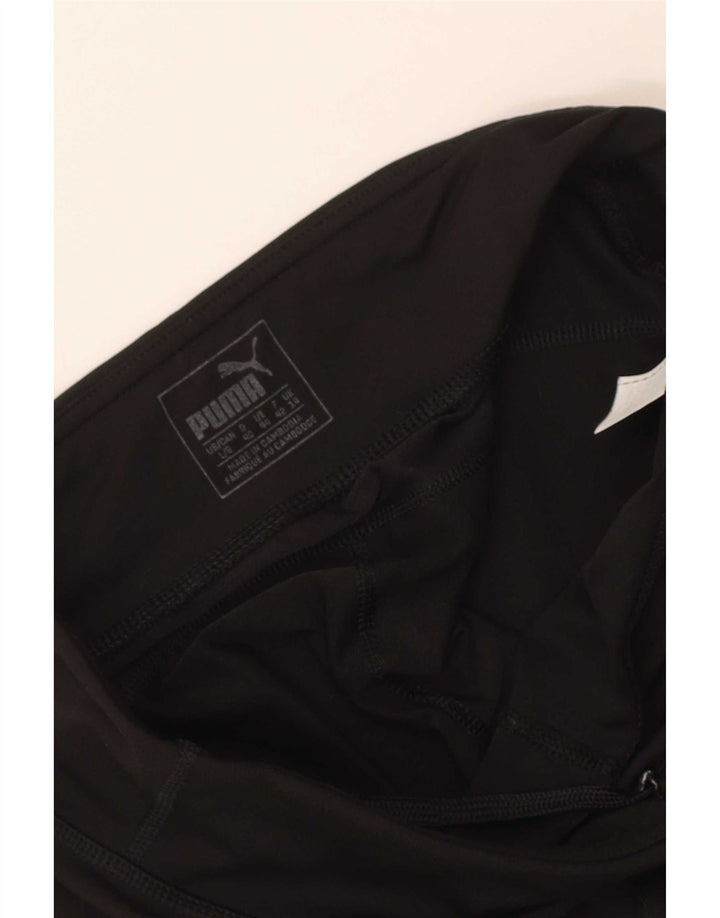 Puma Leggings Capri para Mujer Reino Unido 14 Mediano Negro