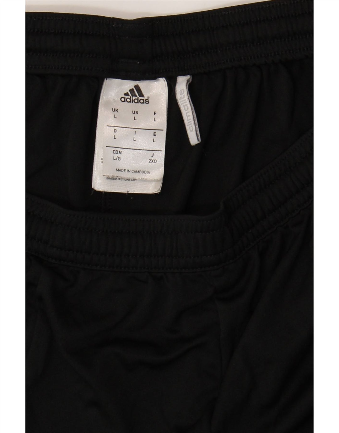 Adidas Mens Climalite Sport Shorts Grande Negro Colorblock Poliéster