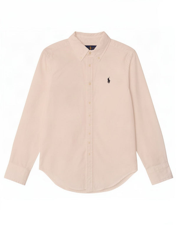 Ralph Lauren Camisa Niño 7-8 Años Blanco Algodón