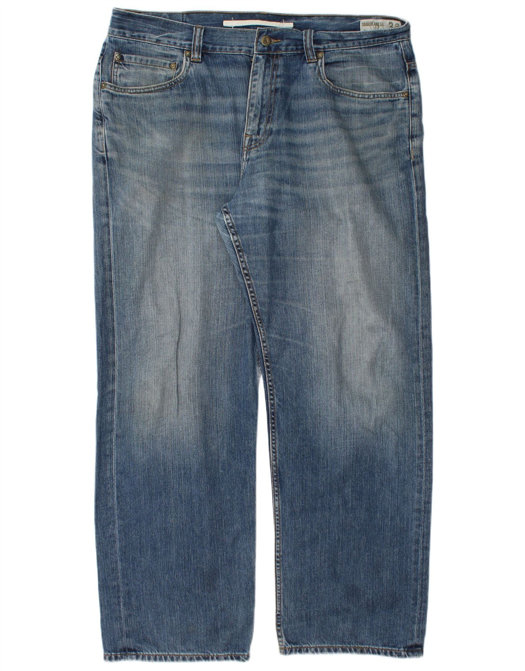 TIMBERLAND Vaqueros rectos para hombre W38 L31 Algodón azul