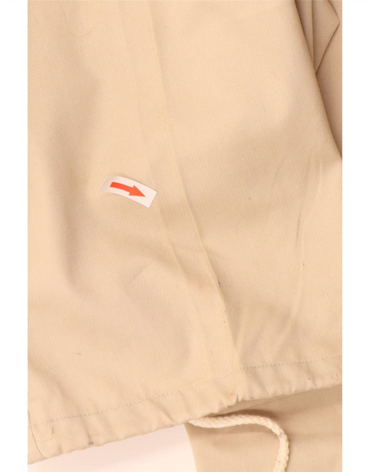 VINTAGE Pantalones cargo de ajuste regular para hombre Pequeño W28 L31 Poliéster beige