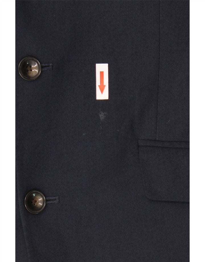 Marks & Spencer Chaqueta tipo blazer entallada con 2 botones para hombre UK 38 Medium Azul marino