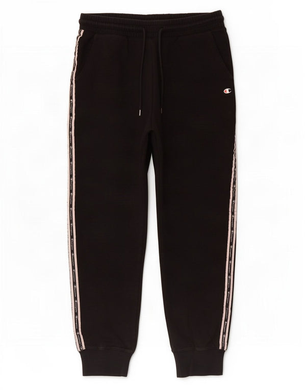 Champion Pantalones De Chándal Gráficos para Mujer Joggers UK 40 Large Negro