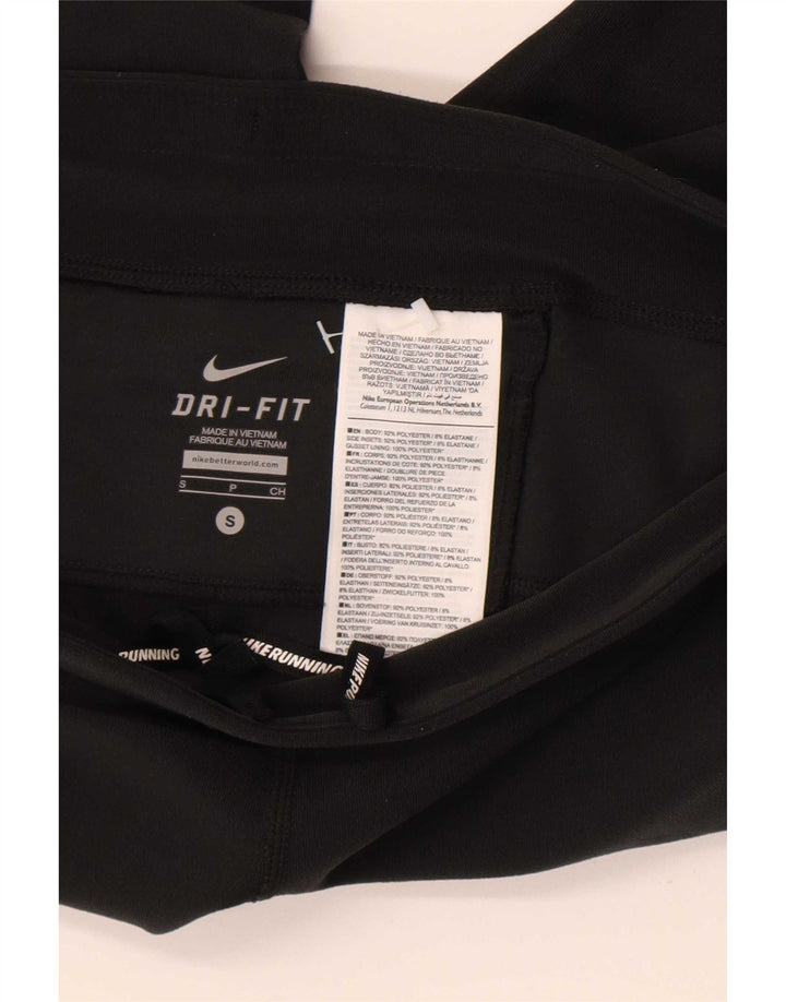 Nike Leggings Capri para Mujer UK 8 Small Poliéster Negro