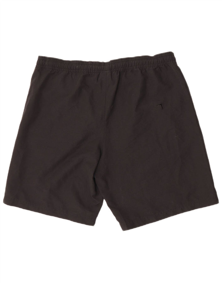 Adidas - Pantalones cortos deportivos para hombre, talla grande, poliéster negro