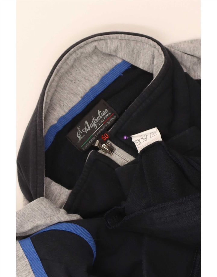 AUSTRALIAN L'ALPINA Chaqueta de chándal para hombre IT 50 Azul marino mediano