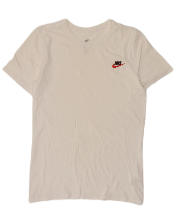 Camiseta Nike Hombre Top Small Blanco Algodón