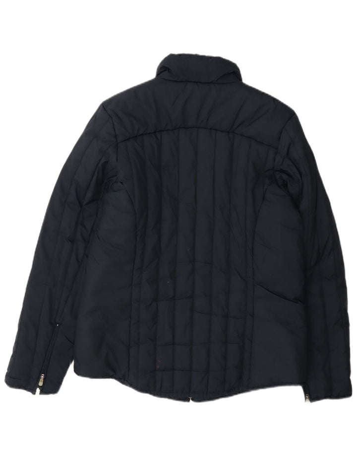 Adidas Chaqueta acolchada para mujer UK 10 Small Azul marino Poliéster