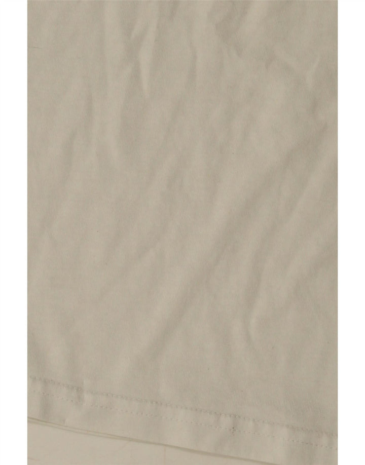ELLESSE Camiseta gráfica para hombre Top Medium White Cotton
