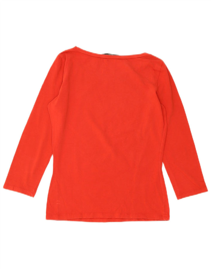 Max Mara Top de fin de semana para mujer manga 3/4 UK 10 Small Red