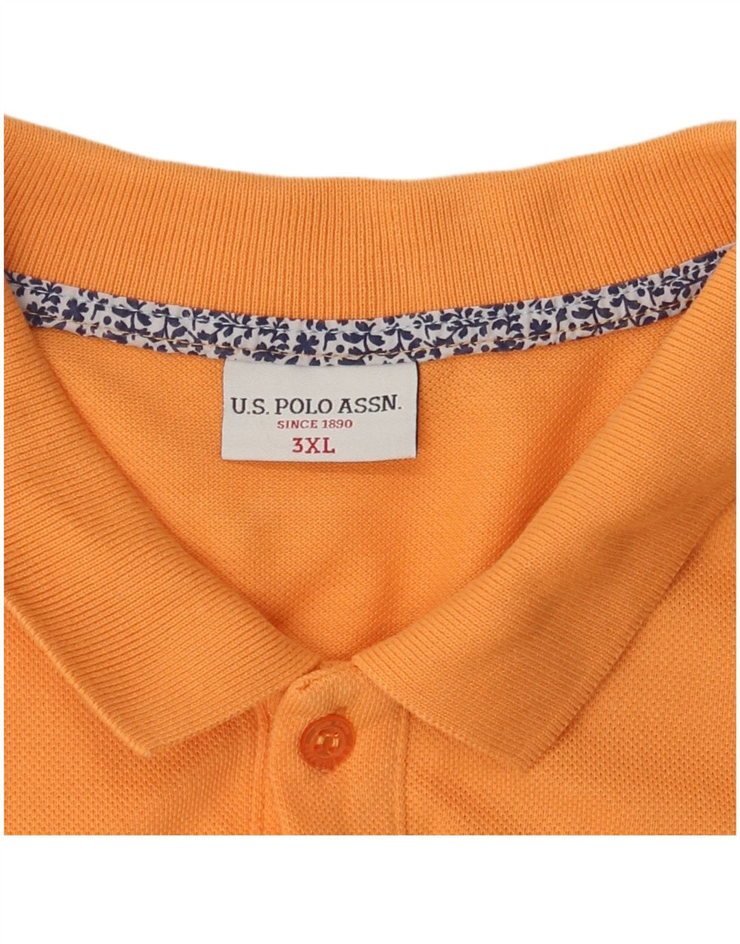 Asociación de Polo de EE. UU. Camisa Hombre 3XL Naranja