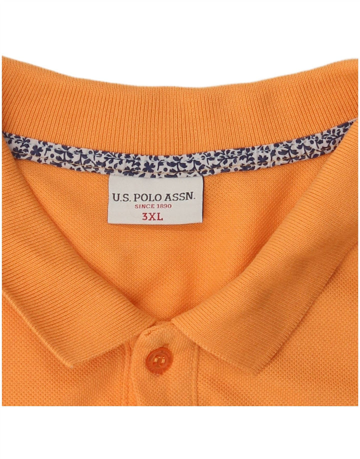 Asociación de Polo de EE. UU. Camisa Hombre 3XL Naranja
