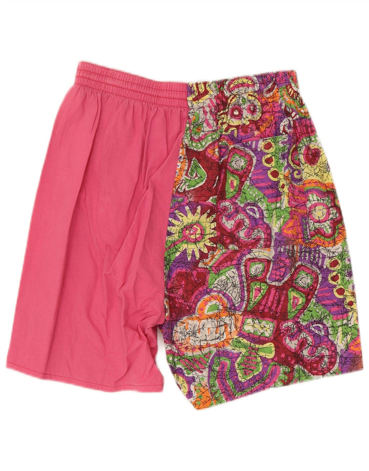 Vintage Hombre Bañador Shorts IT 48 Pequeño Algodón Rosa
