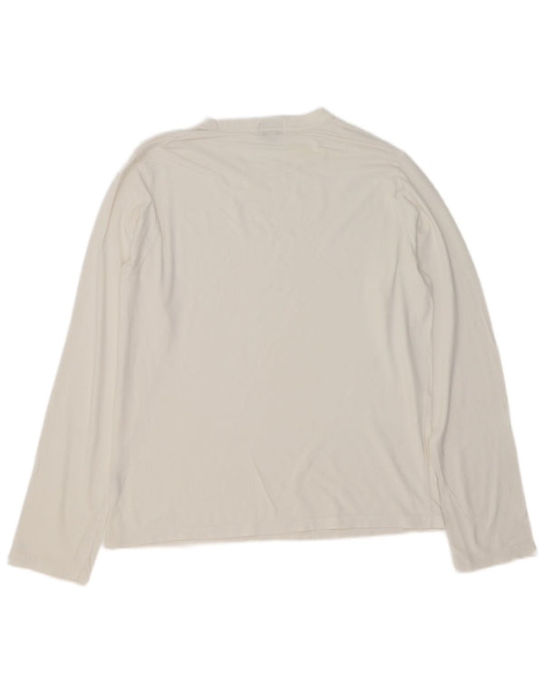 LEVI'S Top de manga larga para hombre de algodón blanco grande