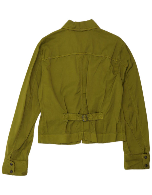 Chaqueta Bomber Mujer Gigli IT 44 Algodón Verde Medio