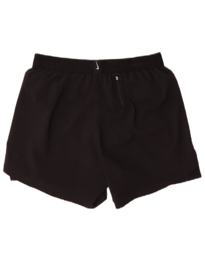 Nike Pantalones cortos deportivos Dri Fit para hombre, talla mediana, negro