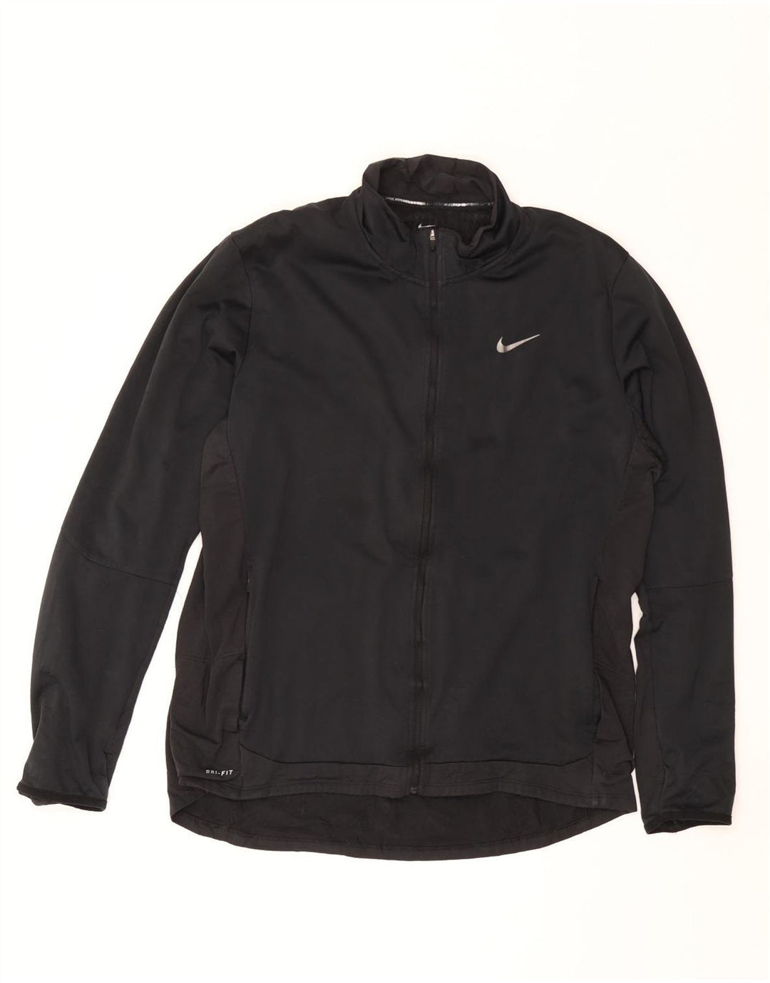 Nike Hombre Dri Fit Chándal Top Chaqueta XL Azul Marino Poliéster