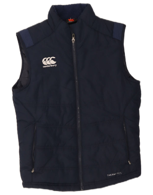 Canterbury Chaleco acolchado gráfico para hombre UK 34 XS Poliéster azul marino
