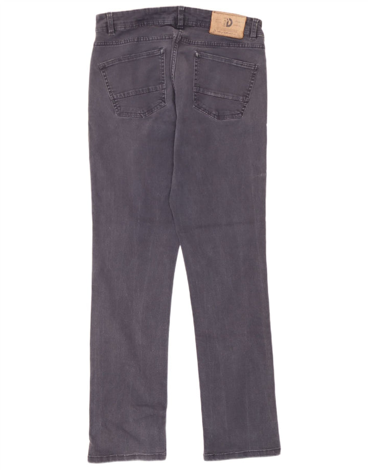 Dack's Jeans rectos de corte regular para mujer IT 46 Large W32 L30 Azul marino