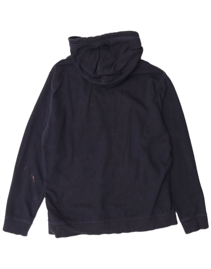 PENGUIN Sudadera con capucha para hombre XL Azul marino Algodón