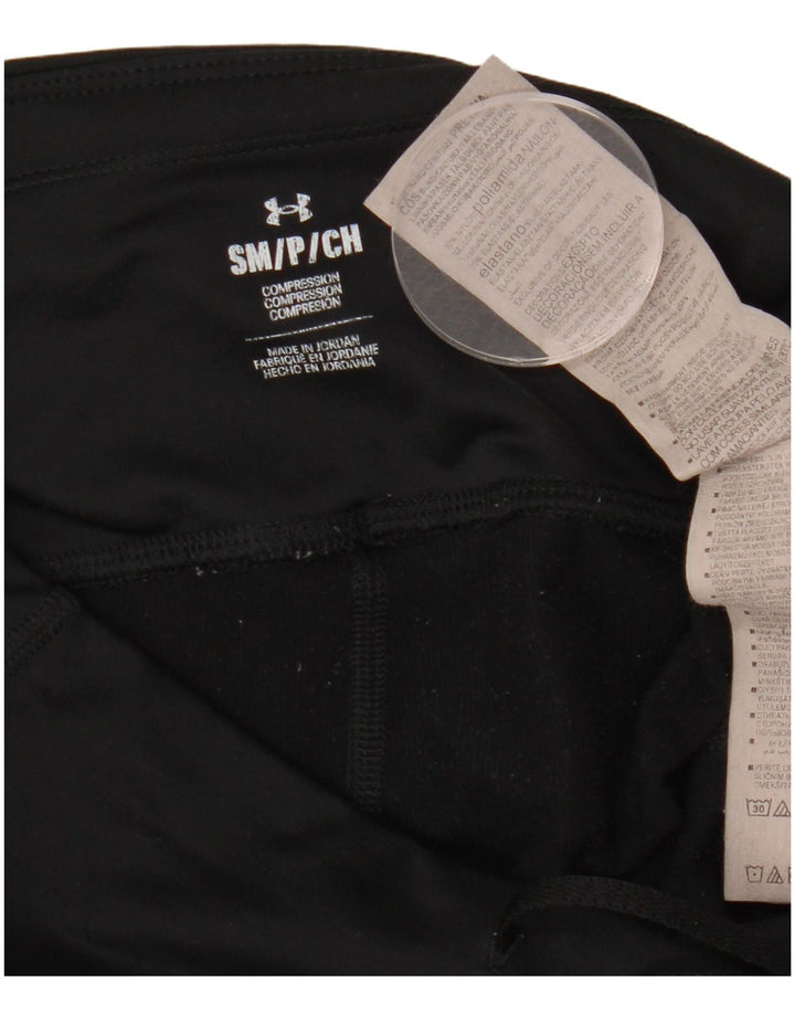 UNDER ARMOUR Leggings para mujer UK 10 Small Black Geométrico Poliamida
