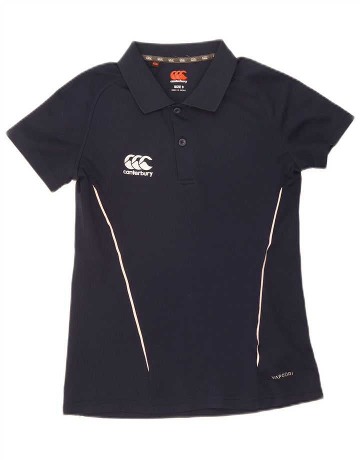 Canterbury Polo para mujer UK 8 Small Azul marino Poliéster