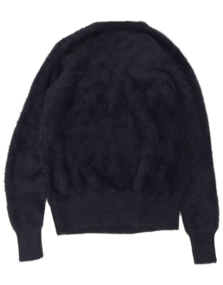 Marks & Spencer Suéter con Cuello en V para Mujer UK 44 Medio Azul Marino