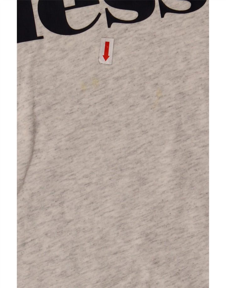 ELLESSE Camiseta gráfica para niña 12-13 años Algodón moteado gris