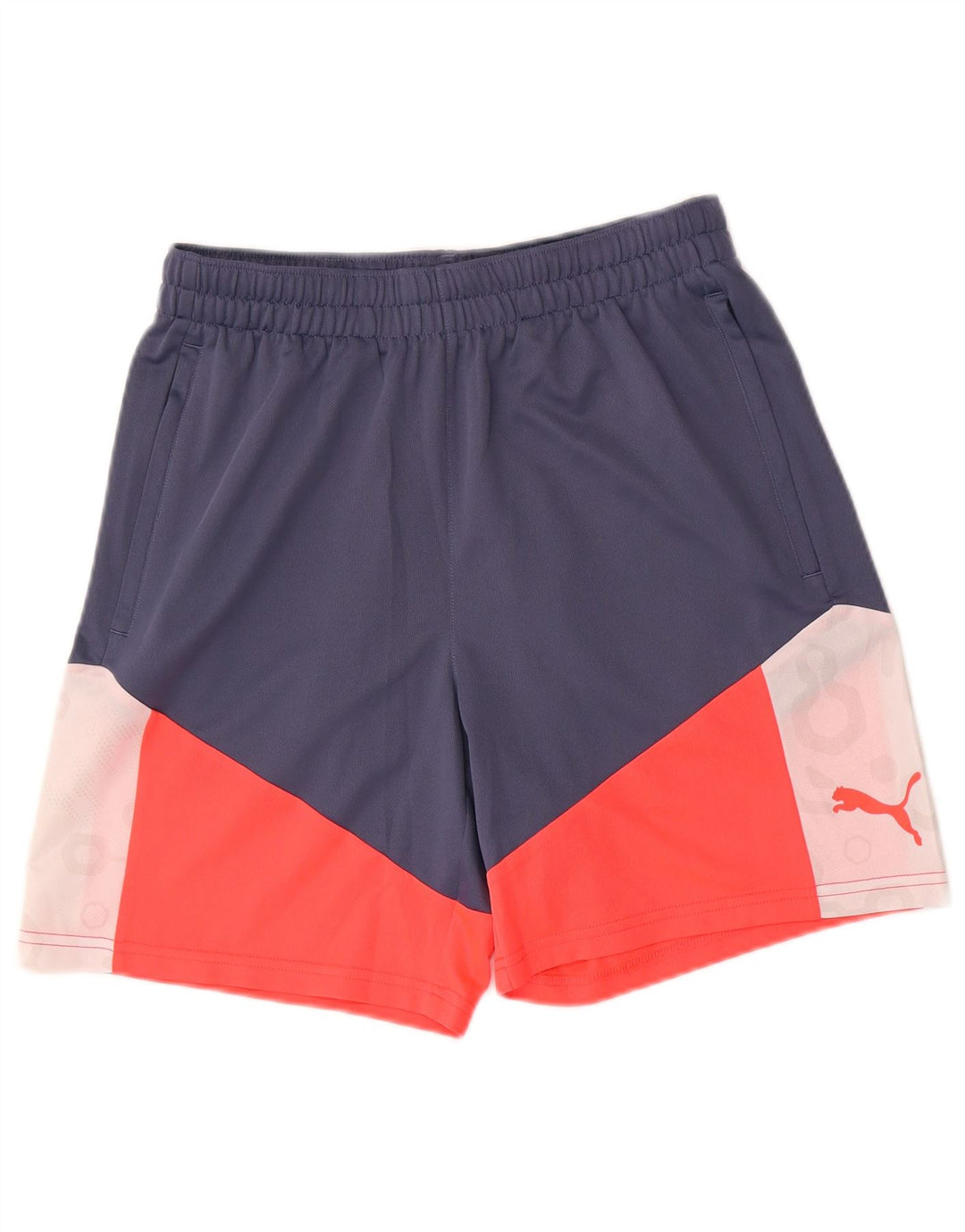 Pantalones cortos deportivos con estampado gráfico en color azul medio para hombre Puma