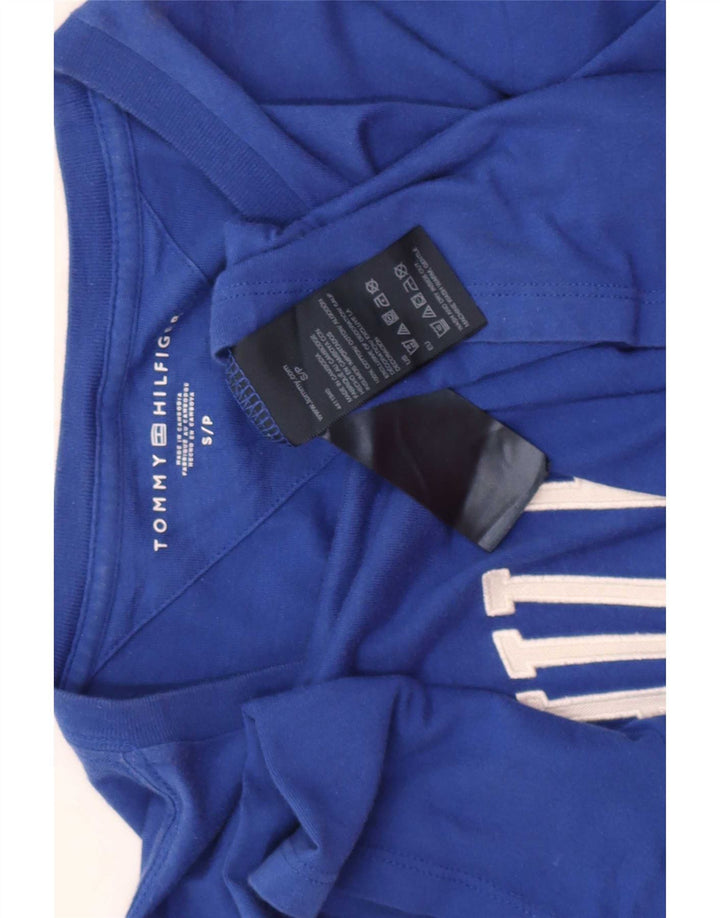 Tommy Hilfiger Camiseta con gráfico regular para hombre Top Small Blue Cotton