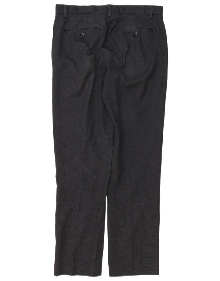 Pantalones chinos rectos Calvin Klein para hombre W29 L30 Poliéster negro