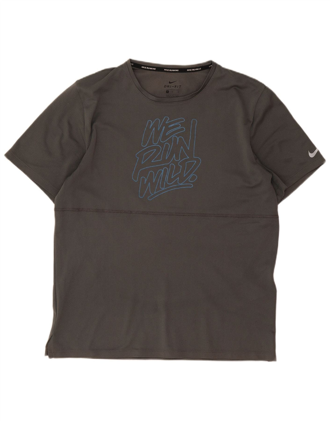 Camiseta Nike Dri Fit Graphic para hombre Top poliéster gris medio