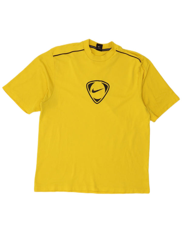 Nike Camiseta gráfica para hombre UK 47/48 2XL Amarillo Poliéster
