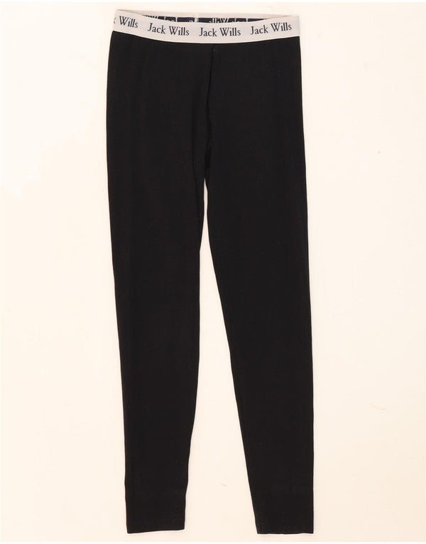 Jack Wills Leggings gráficos para mujer UK 8 Small Black Colourblock Modal