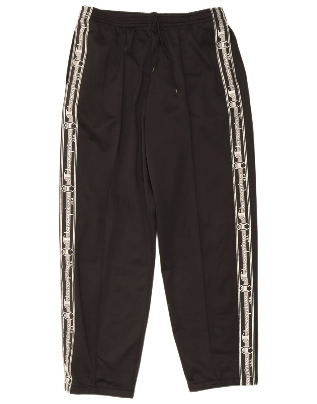 Champion Pantalones De Chándal Gráfico Hombre XL Poliéster Negro