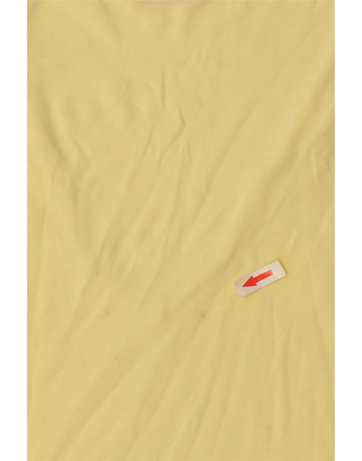 Champion Camiseta Sin Mangas Para Mujer UK 14 Large Amarillo