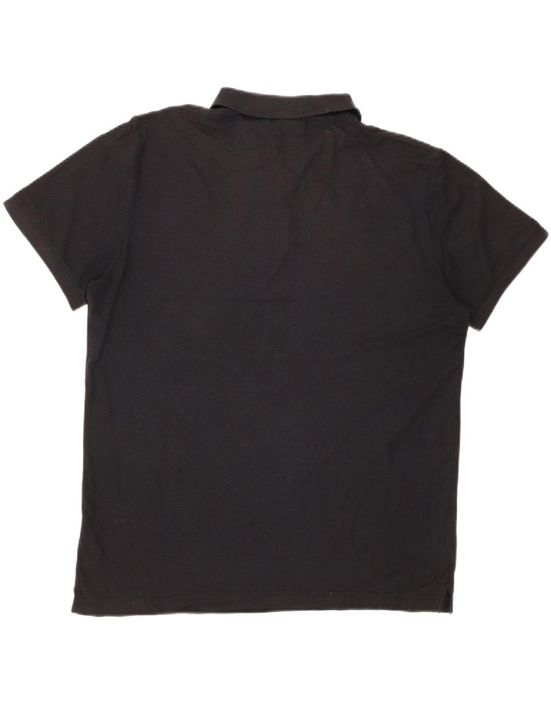 CALVIN KLEIN Polo para hombre grande de algodón negro