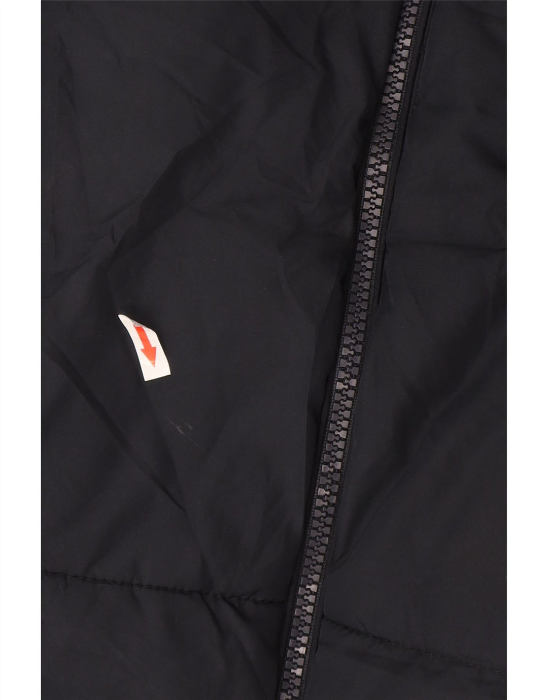 Zara Mujer Chaqueta Acolchada Corta Extragrande Con Capucha UK 6 XS Poliéster Azul Marino