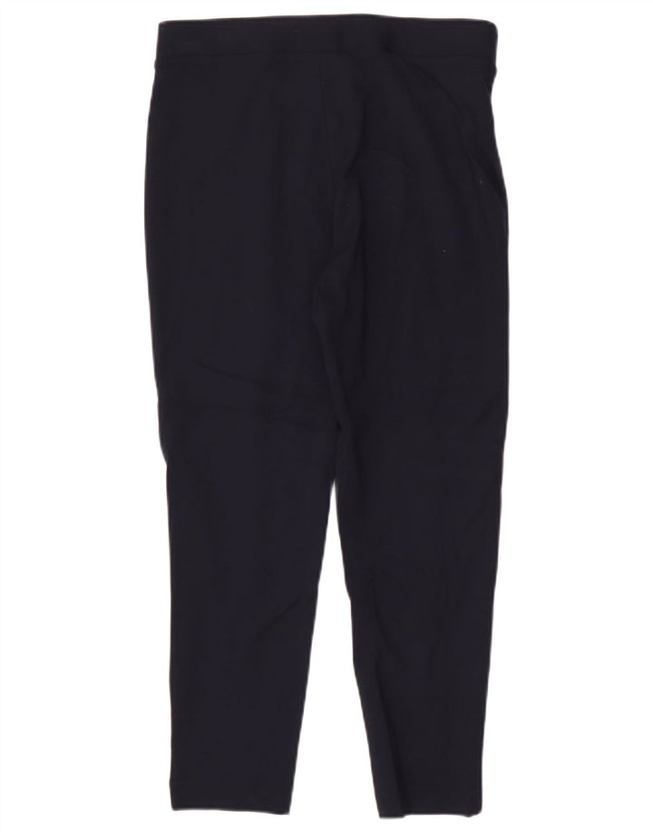 Marks & Spencer Leggings cortos para mujer UK 42 Medium Azul marino Viscosa