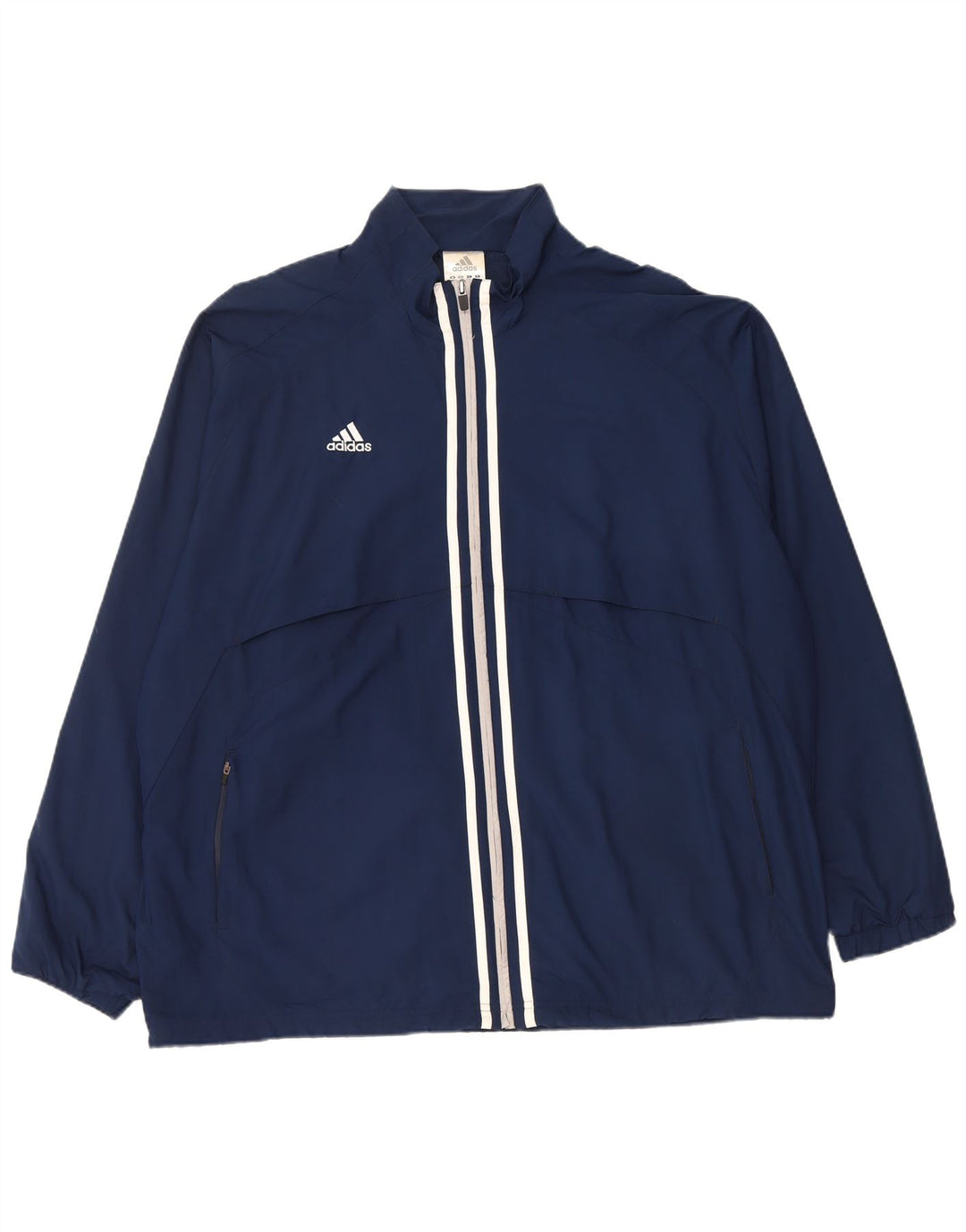 Adidas Mens Climalite Rain Jacket UK 42 XL Azul Marino Poliéster