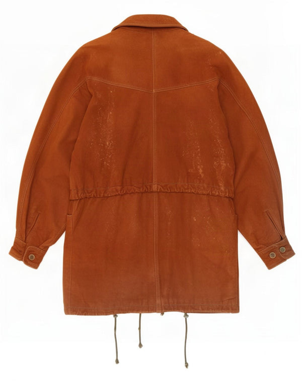 Vintage hombres chaqueta de cuero Reino Unido 40 marrón grande