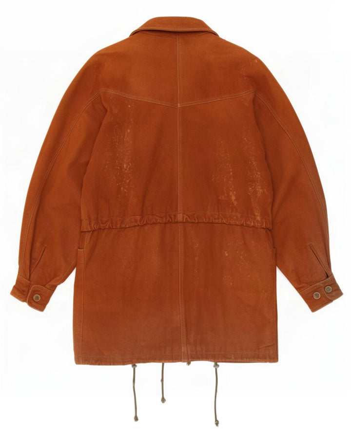 Vintage hombres chaqueta de cuero Reino Unido 40 marrón grande