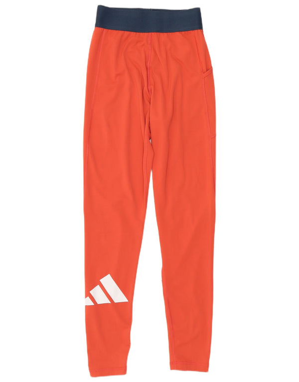 Adidas Leggings gráficos para mujer UK 4/6 XS Rojo Poliéster