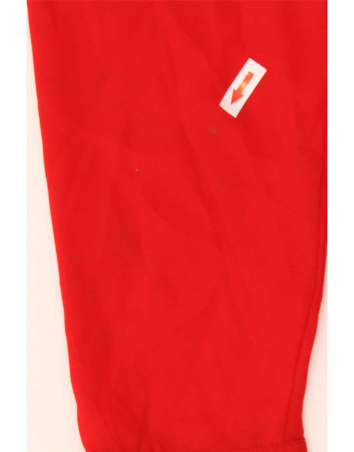 Zara Mujer Blusa Transparente Top UK 10 Small Poliéster Rojo