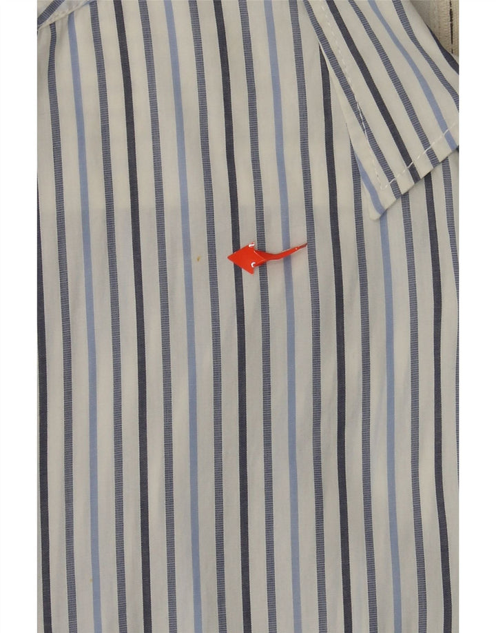 MURPHY & NYE Camisa para hombre 2XL Algodón a rayas azules