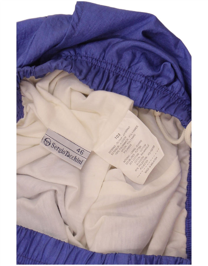SERGIO TACCHINI Pantalón Chándal Hombre Joggers IT 46 Small Azul Nylon