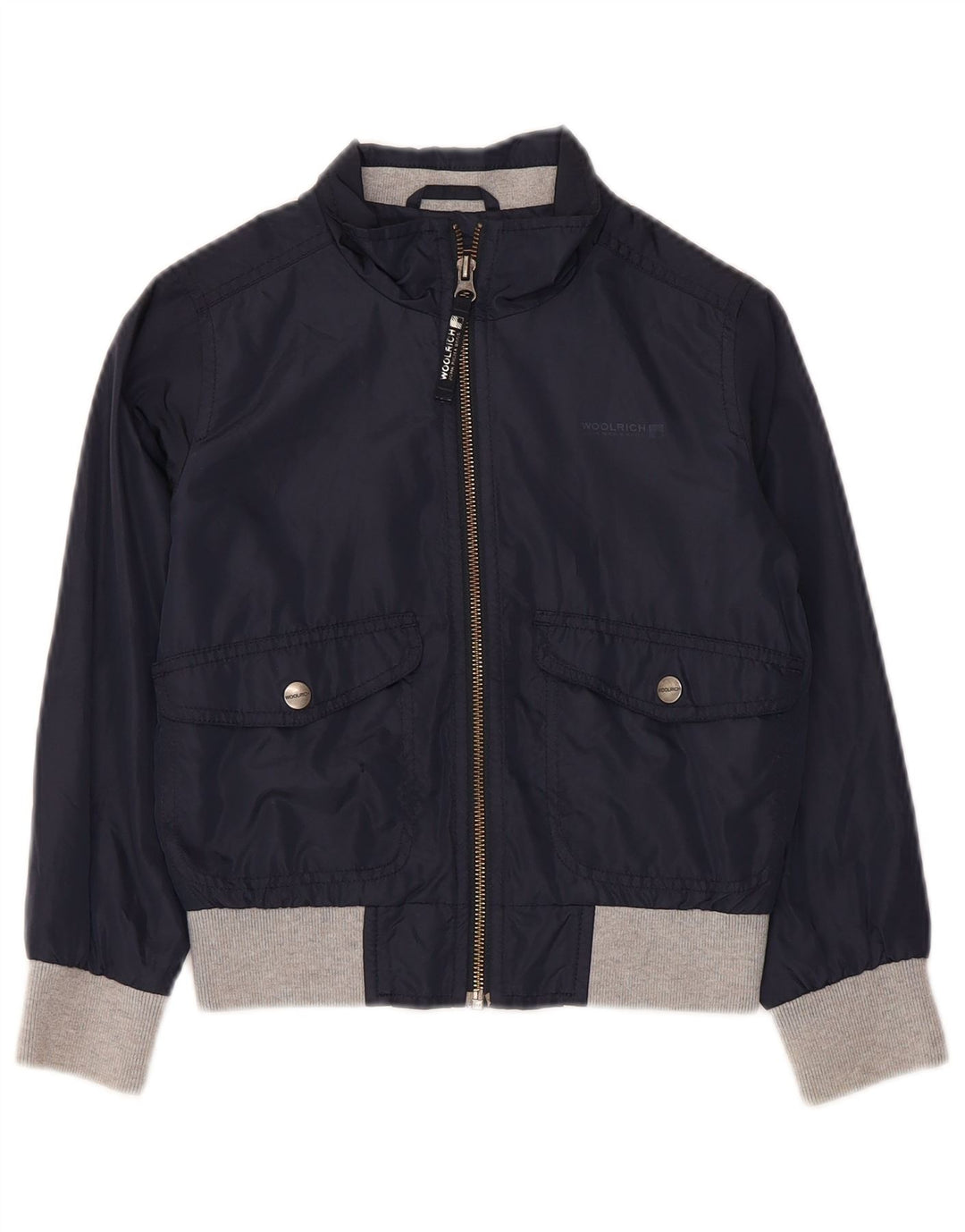 WOOLRICH Cazadora bomber para niño 5-6 años Azul marino Colorblock