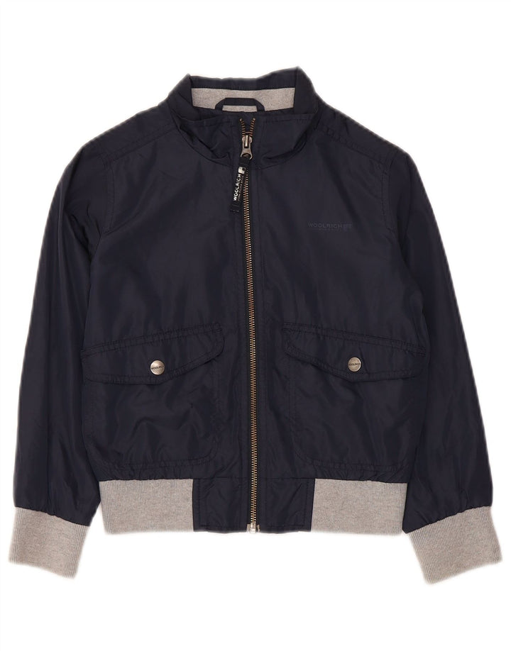WOOLRICH Cazadora bomber para niño 5-6 años Azul marino Colorblock